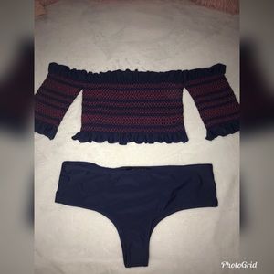 Navy Fashion Nova Swimsuit